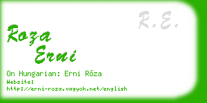 roza erni business card