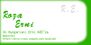 roza erni business card